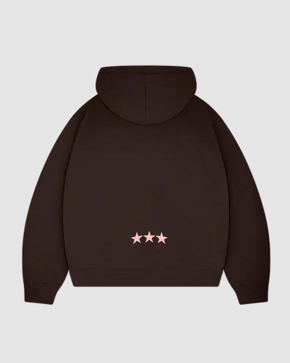 HOODIE DOUBLE ZIP BROWN