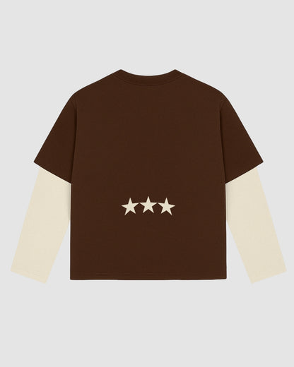 DOUBLE SLEEVE BROWN