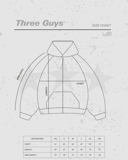 HOODIE DOUBLE ZIP BROWN