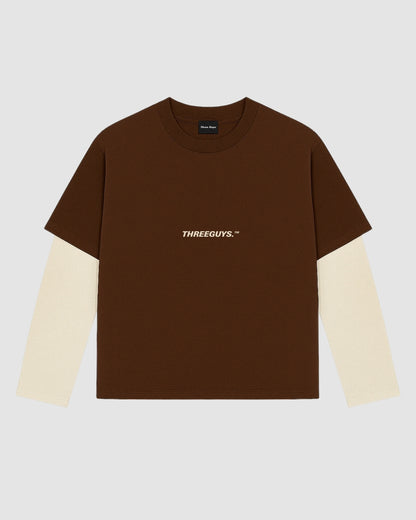 DOUBLE SLEEVE BROWN