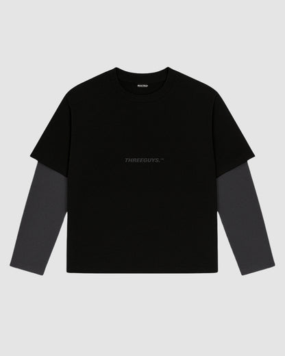 DOUBLE SLEEVE BLACK