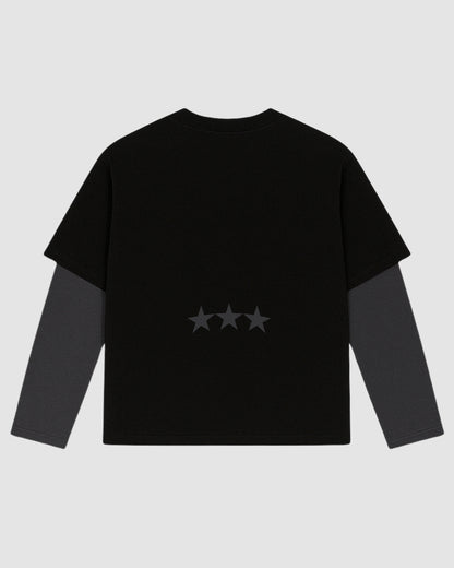 DOUBLE SLEEVE BLACK